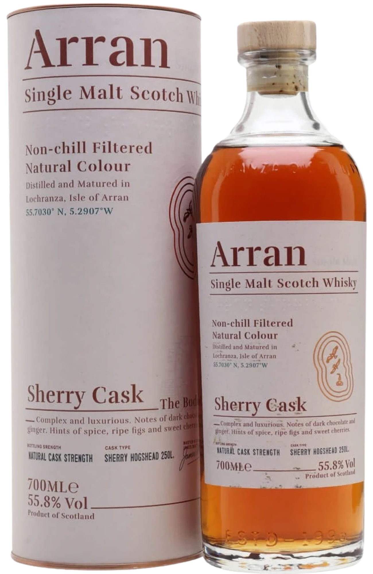 Arran Sherry Cask + GB 55,8% 70cl – Spades Wine & Spirits | 4000+