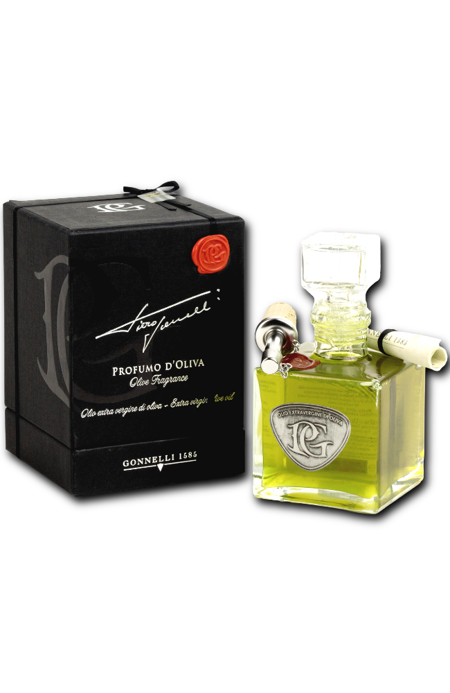 OLIVE BOX VIRGIN OIL 200ml 6個セット Gonnelli 1585 - Perfumo D`Oliva Grand Cru 'Extra Virgin Olive Oil