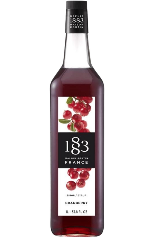1883 Maison Routin - Cranberry Syrup 1Ltr