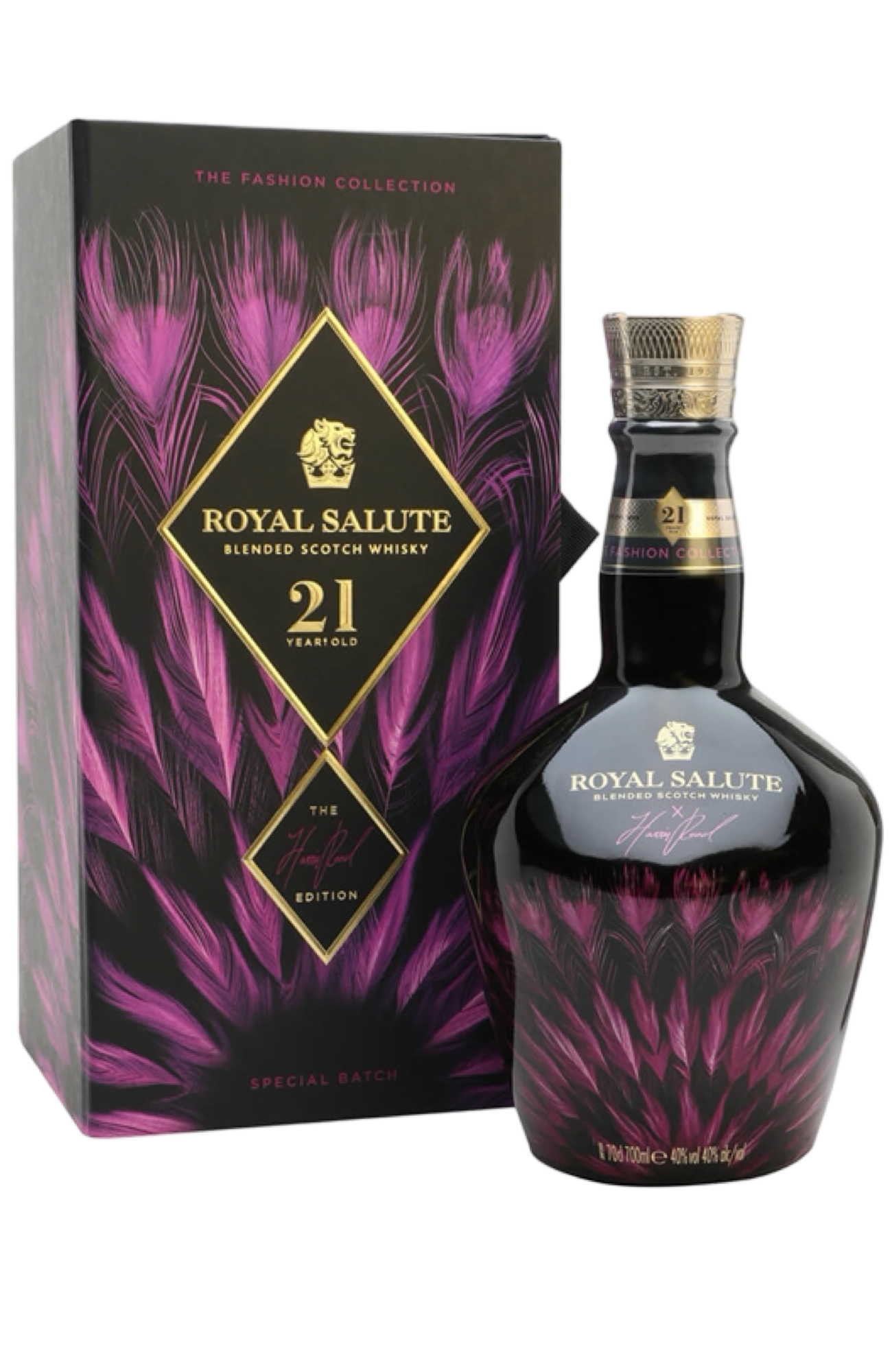 Chivas Royal Salute 21 Years Harris Reed Pink Edition + GB 40% 70cl