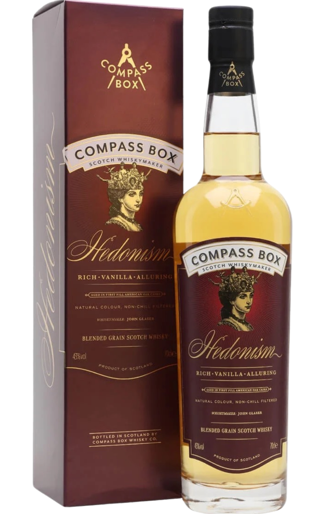 Compass Box Hedonism + GB 43% – Spades Wine & Spirits | 4000+ Compass Box Hedonism + GB 43% – Spades Wine & Spirits | 4000+
