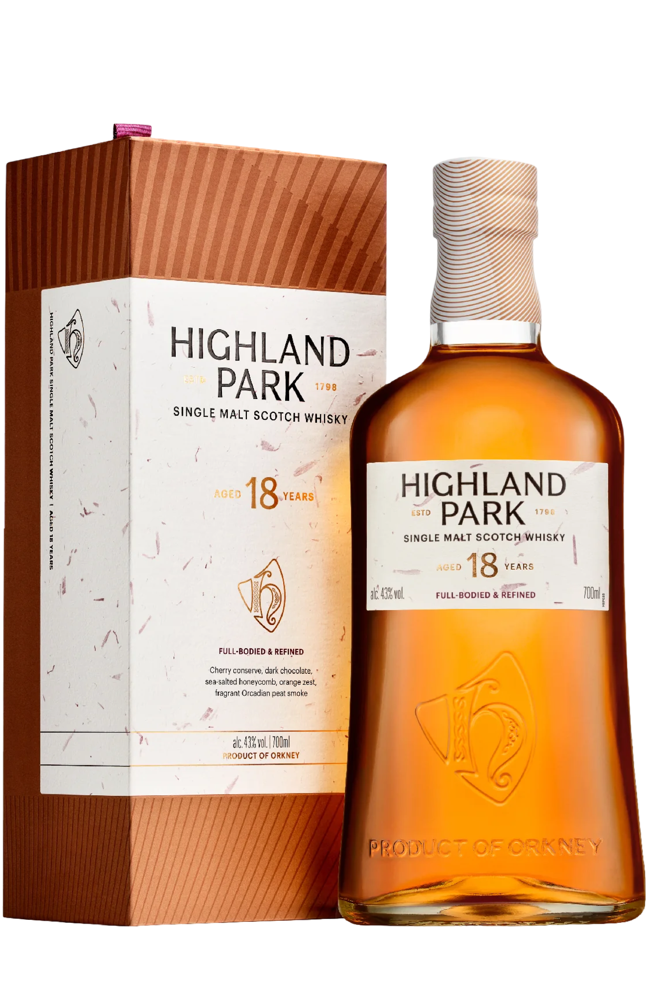 Highland Park 18 Years + GB 43% 70cl – Spades Wine & Spirits