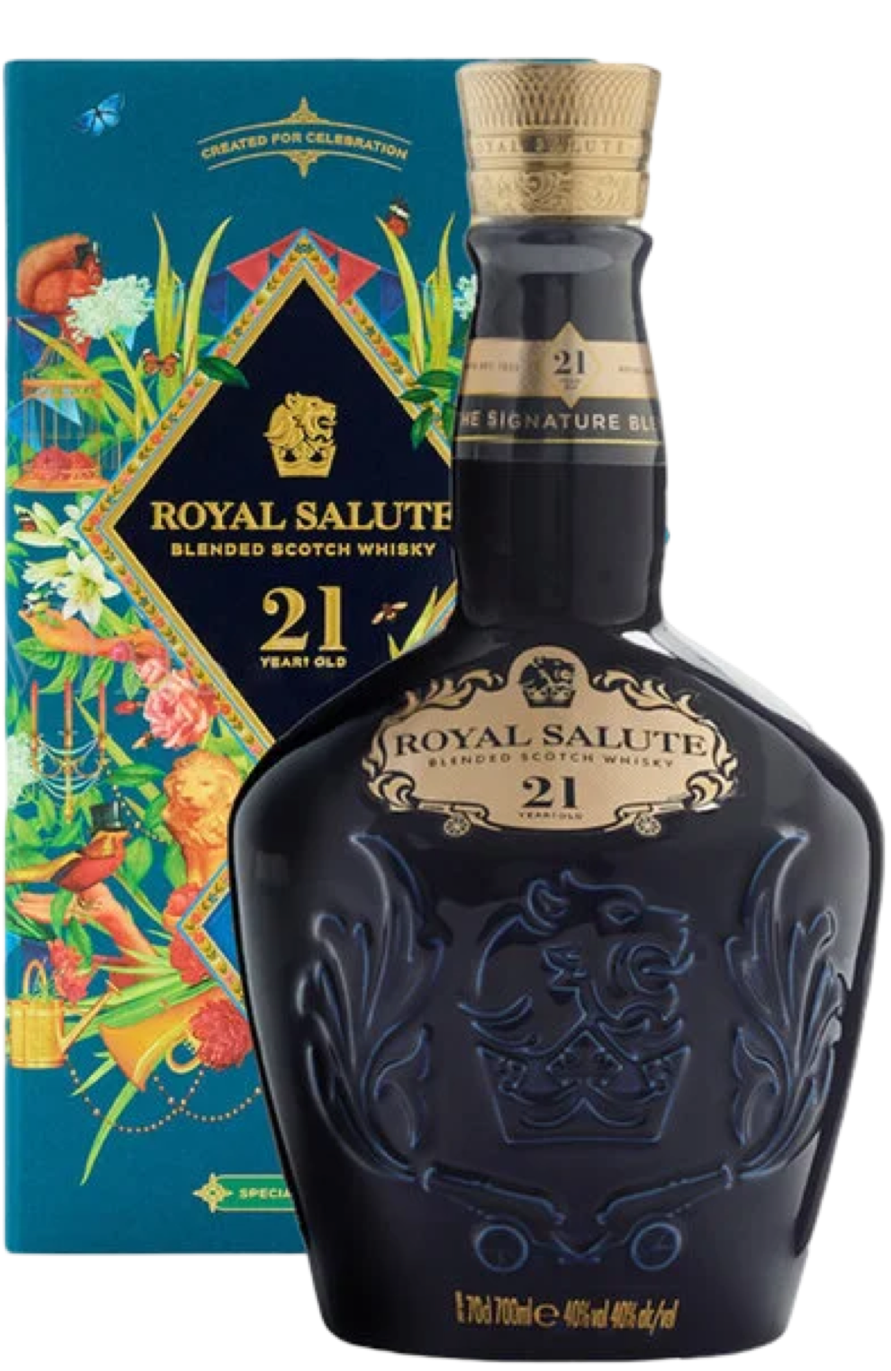Royal Salute 21 Years Garden + GB 40% 70cl – Spades Wine & Spirits