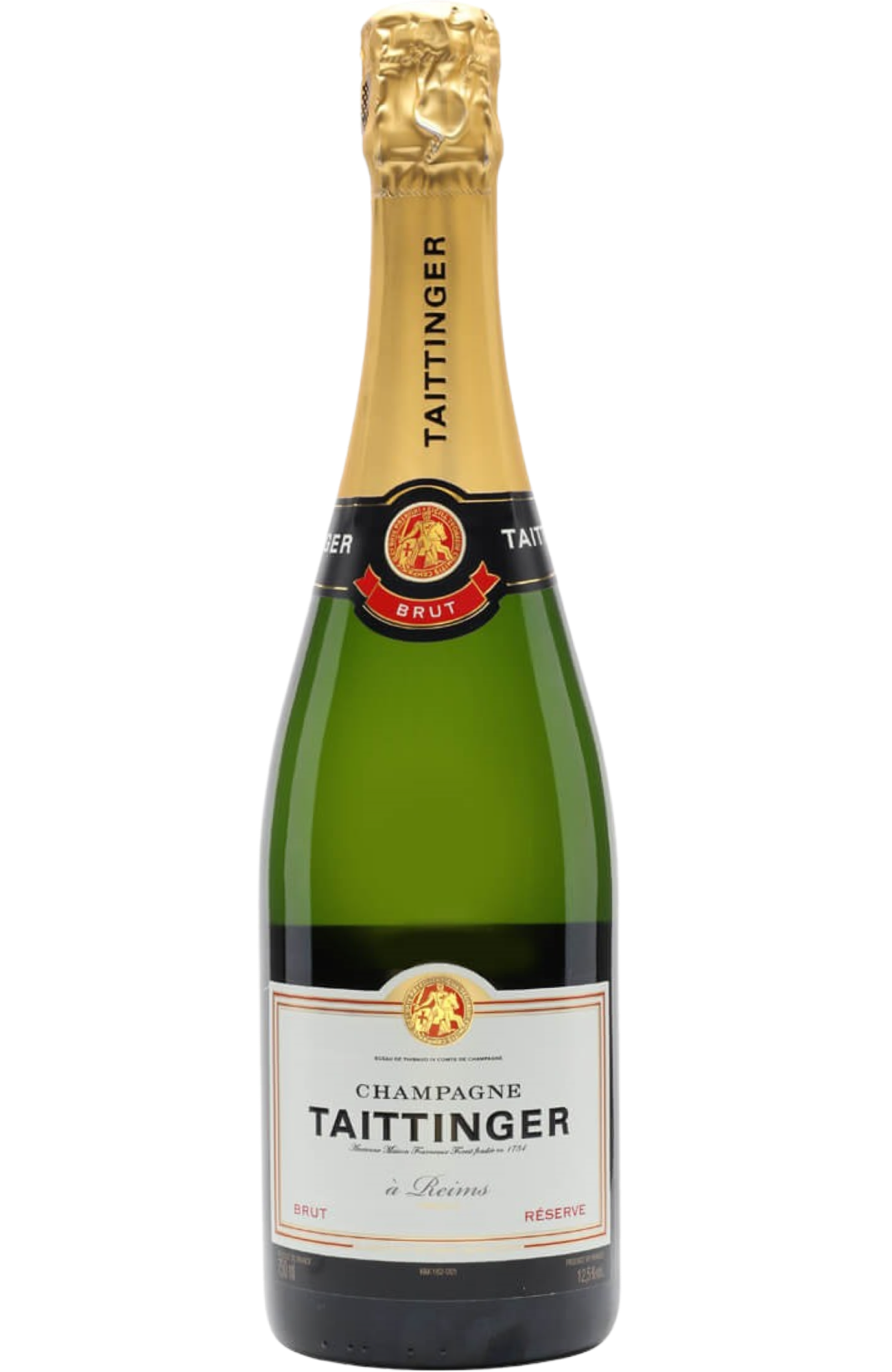 Taittinger Brut Reserve 12,5% 75cl – Spades Wine & Spirits | 4000+