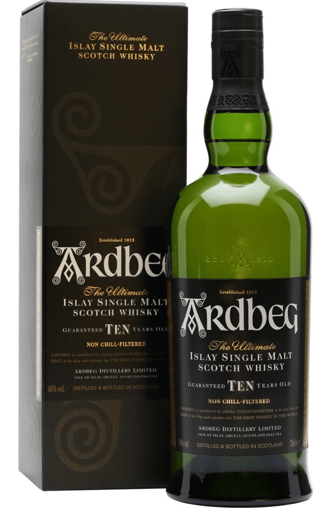 Ardbeg 10 Years + GB 70cl – Spades Wine & Spirits | 4000+ Brands