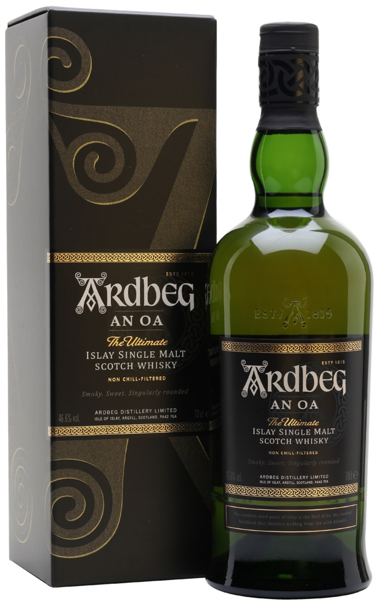 Buy Ardbeg An Oa Islay Single Malt 70cl 46.6%. We deliver around