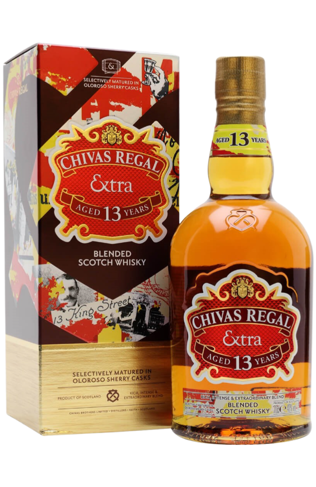 Chivas Regal Extra 13YO Oloroso Sherry 70cl 40% + GB – Spades Wine