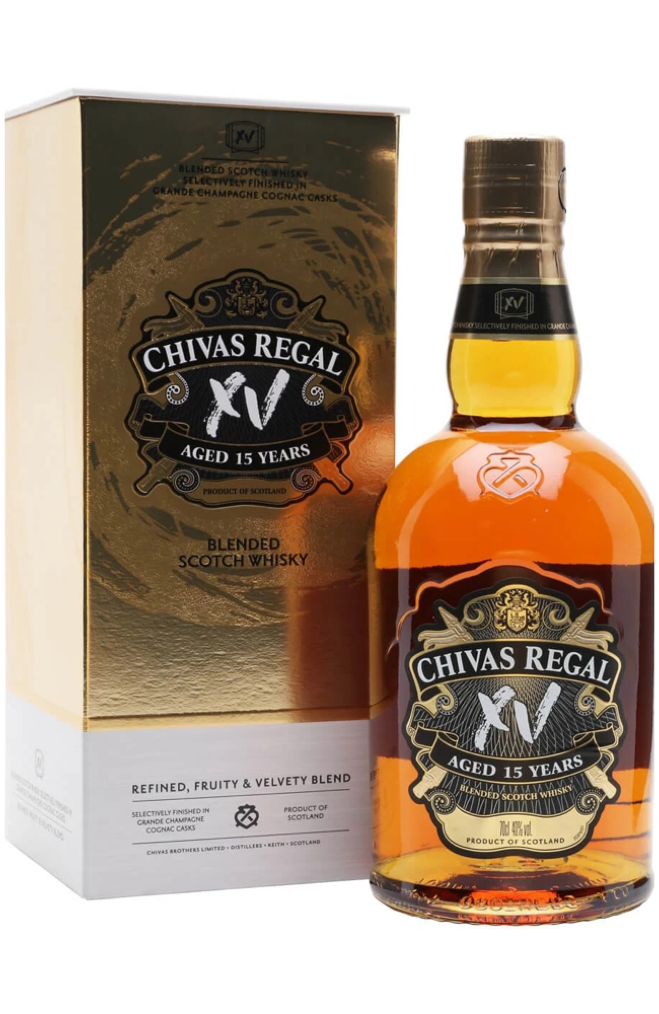 Chivas Regal XV + GB 40% 70cl – Spades Wine & Spirits | 4000+