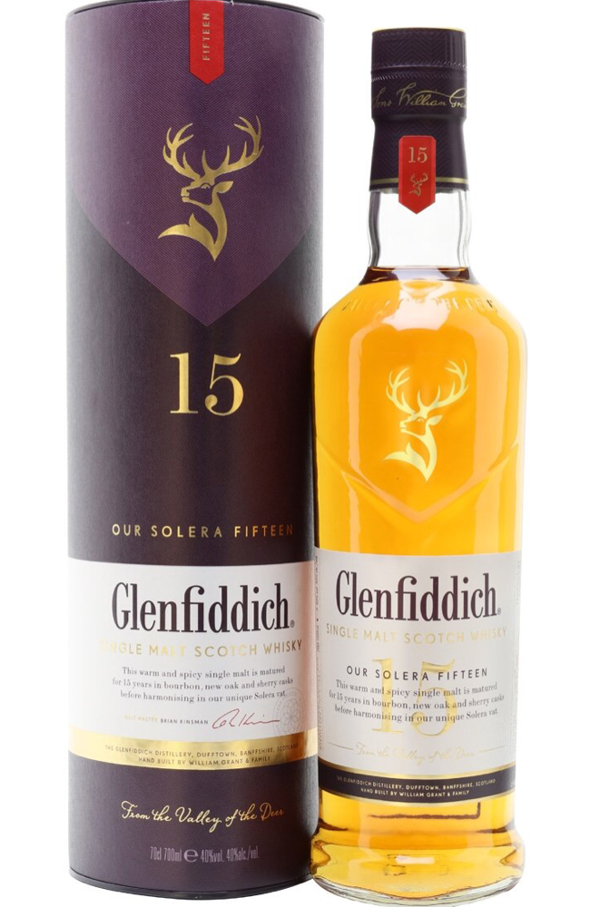 Glenfiddich 15 YO Solera 40% 70cl – Spades Wine & Spirits | 4000+