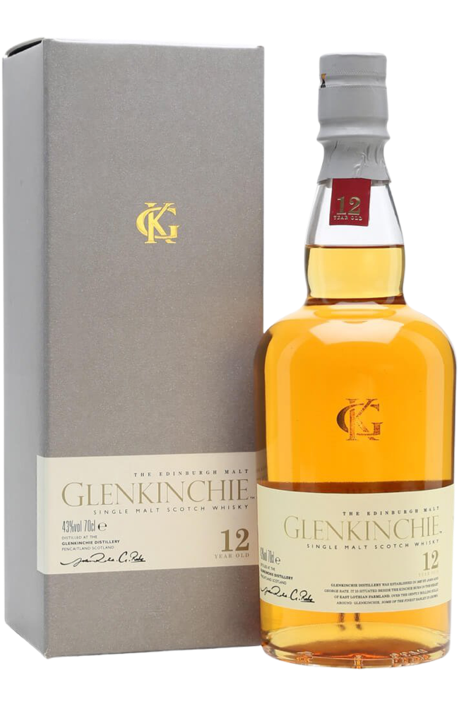 Glenkinchie 12 Years + GB 43% 70cl – Spades Wine & Spirits | 4000+