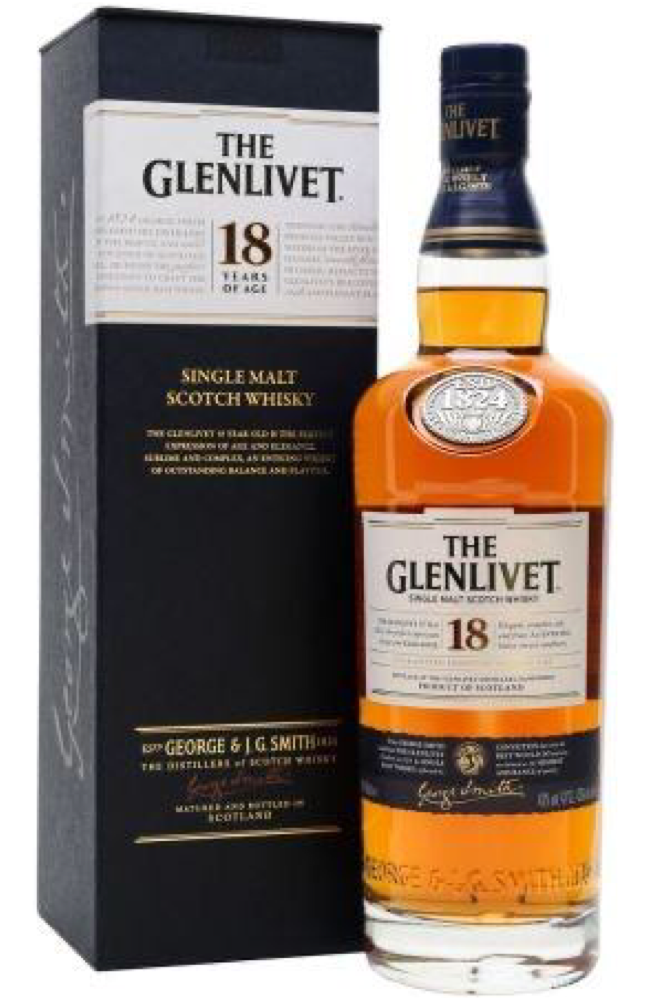 ウイスキー The Glenlivet 18 Year Old Single Malt Glenlivet 18 YO 70cl – Spades Wine & Spirits | 4000+ Brands | Fast