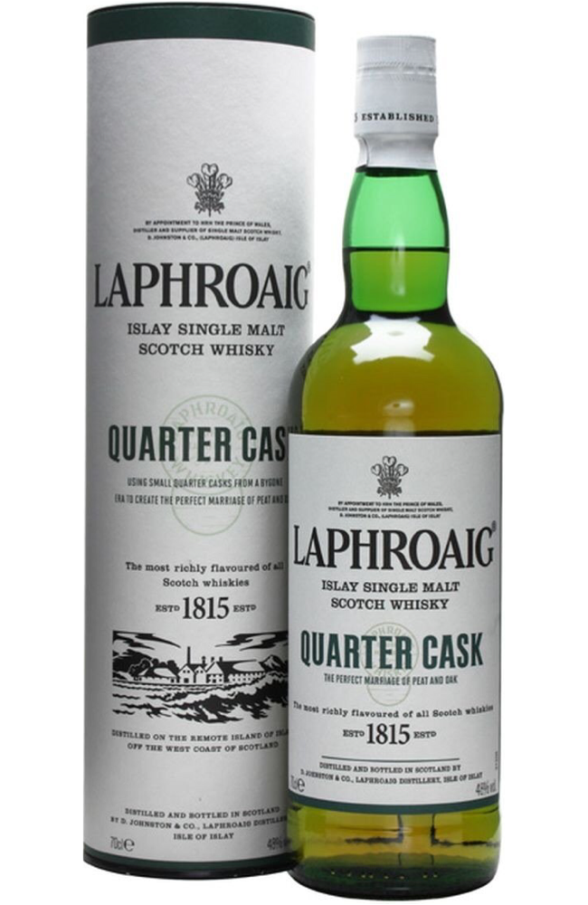 Buy Laphroaig Quarter Cask 48% 70cl. We deliver around Malta & Gozo