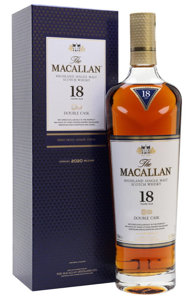 Macallan 18 Year Old Double Cask 43% 70cl – Spades Wine & Spirits