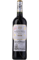 Marques de Riscal - Rioja Reserva, 75cl bottle from Spades Wines & Spirits. A classic Spanish red wine from the Rioja region, made predominantly from Tempranillo grapes. It showcases a bright ruby color, with aromas of ripe berries, toasted oak, and subtle spices. On the palate, it is smooth and balanced, with a mix of red fruit flavors, soft tannins, and a pleasing, lingering finish. Pairs excellently with grilled meats, pasta dishes, and semi-cured cheeses.