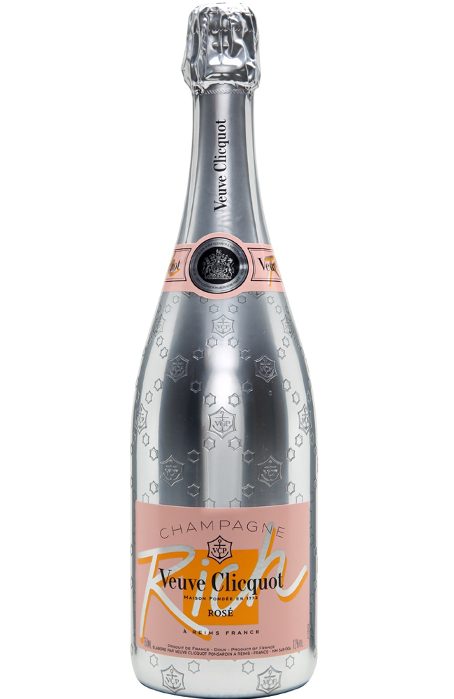 Veuve Clicquot Rich Rose Champagne 75cl, 12.5% – Spades Wine