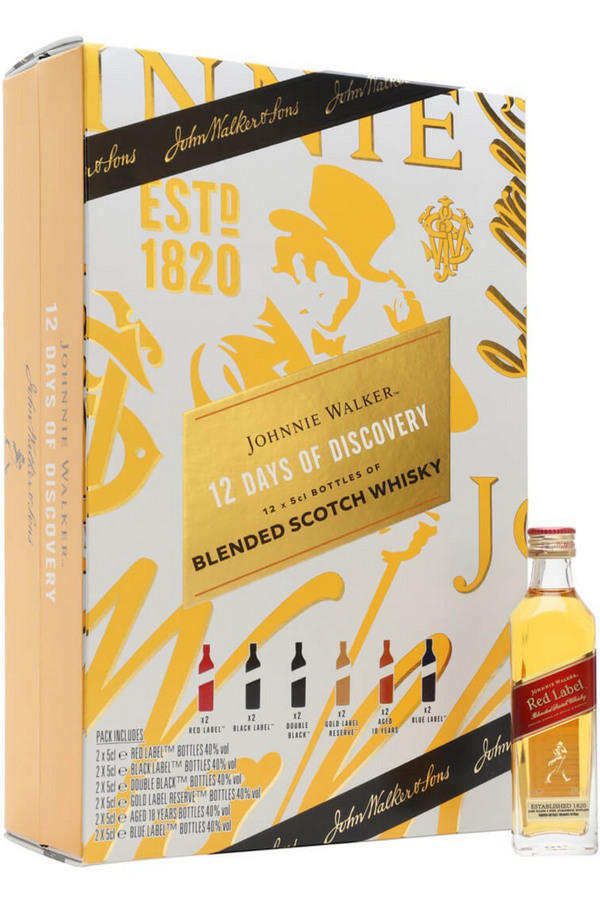 Johnnie Walker 12 Days of Discovery 40% 60cl