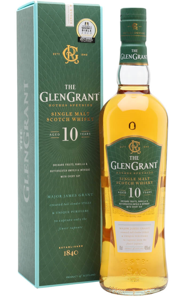 Buy Glen Grant 10 + GB 40% 1Ltr. We deliver around Malta & Gozo