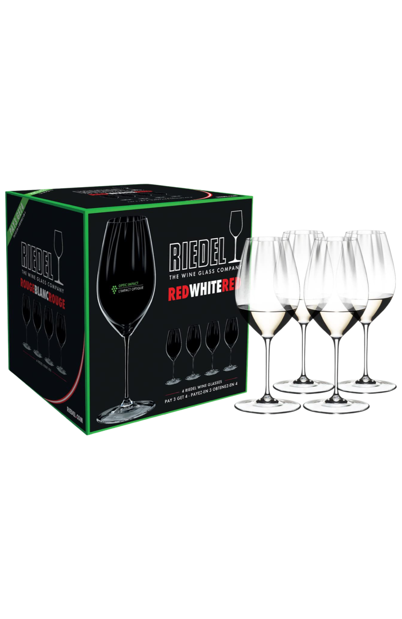 新品未使用　RIEDEL CHAMPAGNE WINE GLASS 4脚 Riedel - Performance Champagne pack of 4 (Buy 3 Get 4) – Spades