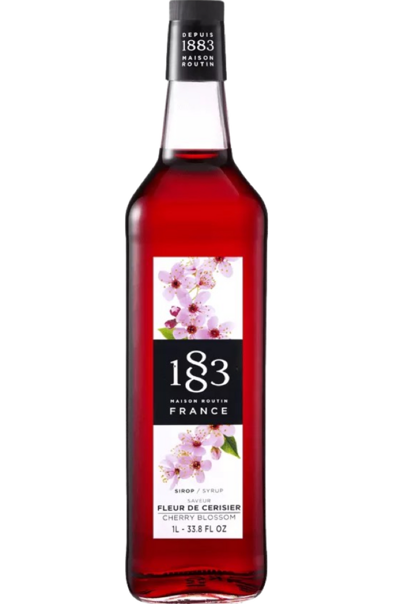 1883 Maison Routin - Cherry Blossom Syrup 1Ltr