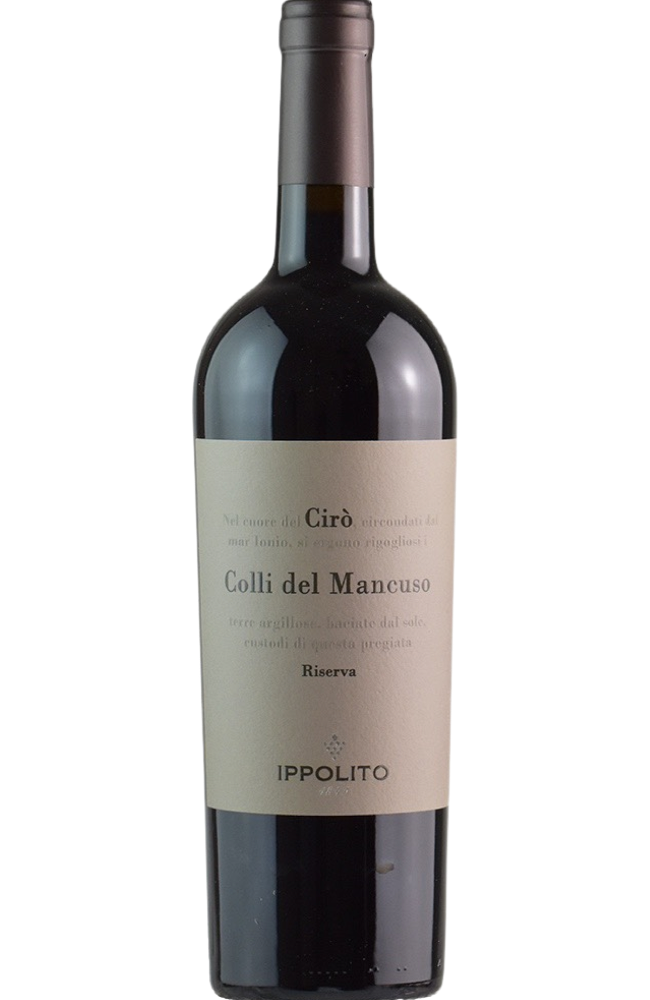 Buy Ippolito Colli del Mancuso Ciro Riserva 75cl. We deliver