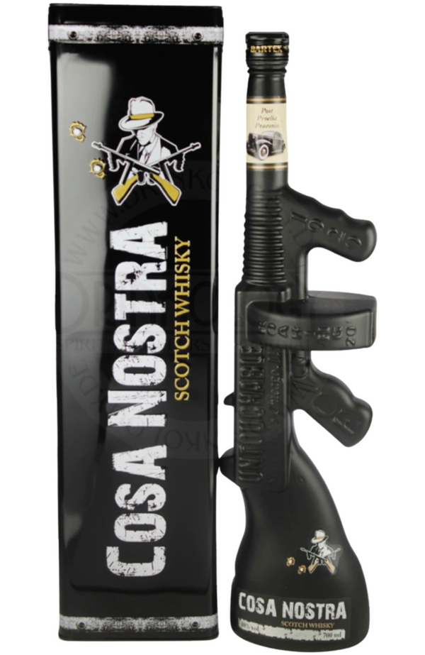 Cosa Nostra Whisky Tommy Gun + GB 70cl