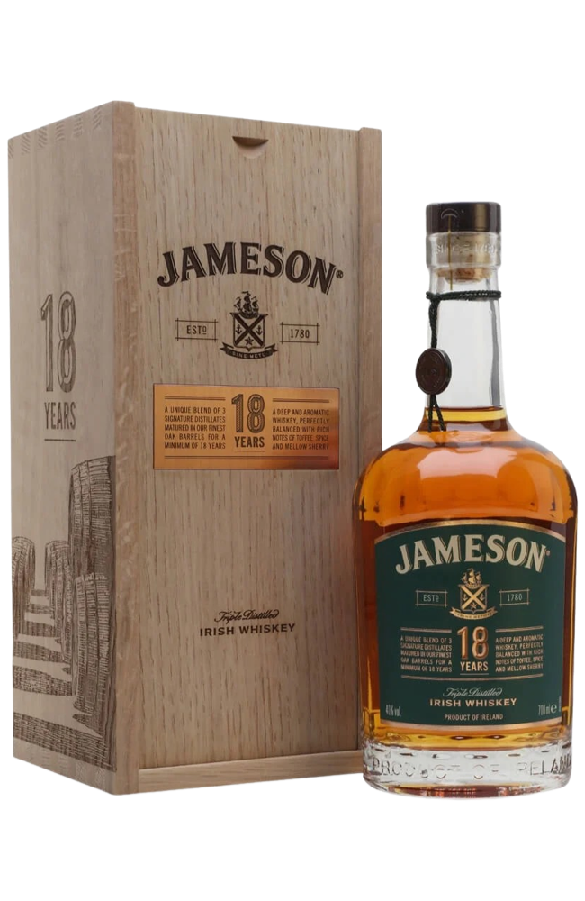 Jameson 18 Years + GB 40% 70cl | Buy Whisky Malta 