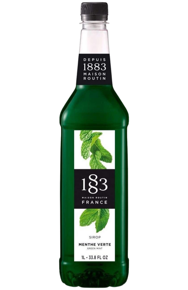 1883 Maison Routin - Green Mint Syrup 1Ltr