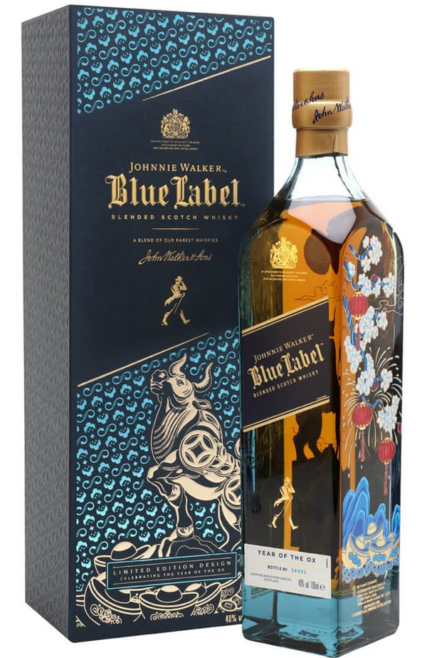 Johnnie Walker Blue Chinese Year Of The Ox + GB 40% 70cl | Buy Whisky Malta 