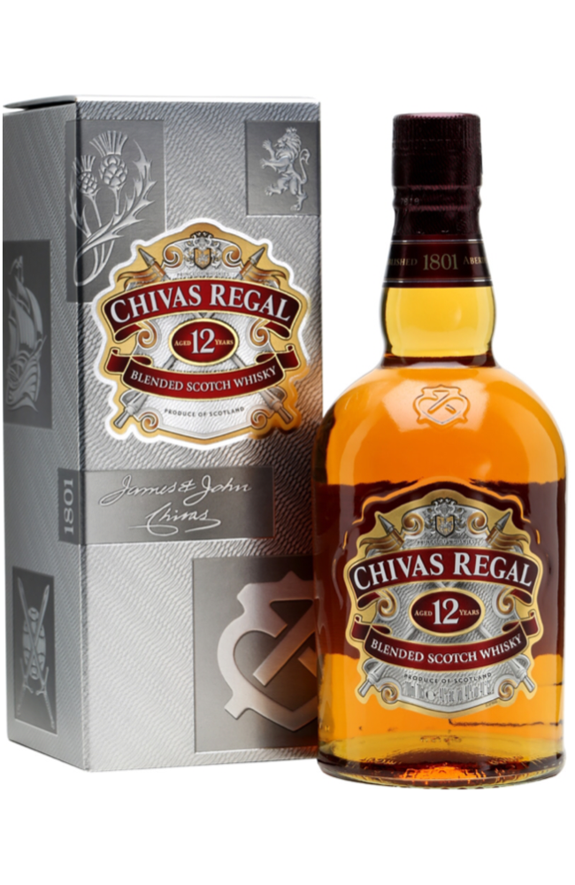 Chivas Regal 12 Year Old Blended Scotch Whisky 70cl 40% | Buy Whisky Malta