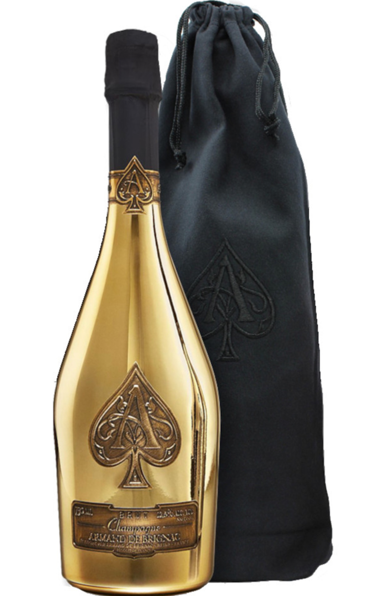Ace of Spades Gold + Bag Armand de Brignac Blanc - Champagne Brut Ace of Spades Gold + Bag Armand de Brignac Blanc - Champagne Brut
