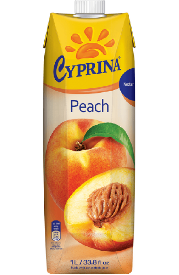 Cyprina Peach Juice 1Ltr