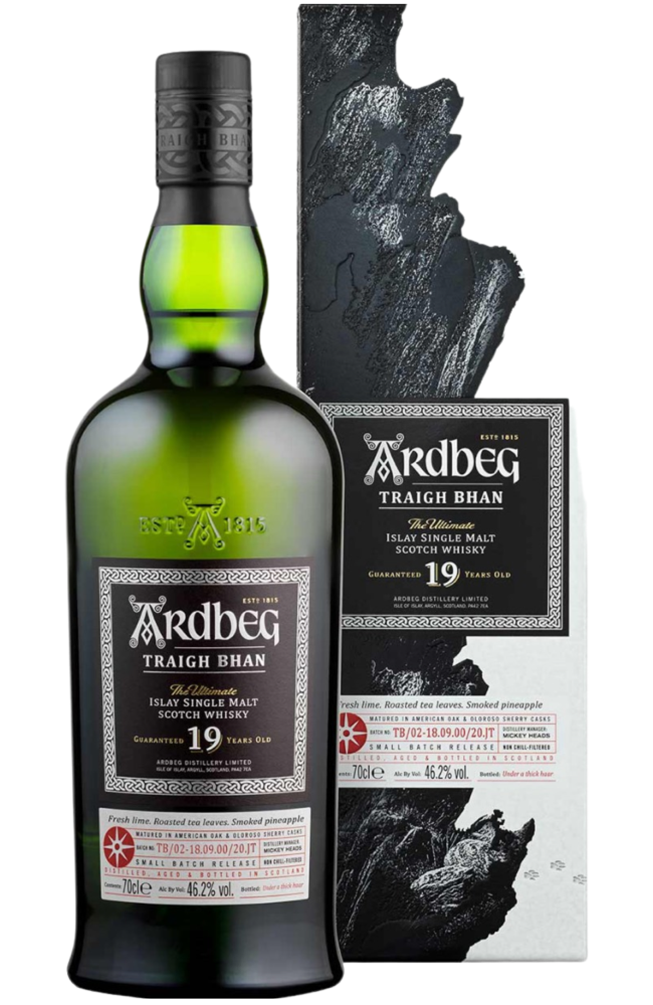 Ardbeg Traigh Bhan 19年 バッチ4 700ml 46.2% Ardbeg 19 Years Traigh Bhan Batch 4 + GB 46,2% 70cl – Spades Wine