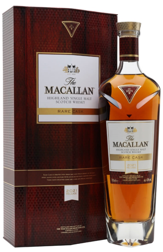 The Macallan Rare Cask 2021 + GB 70cl 43% – Spades Wine & Spirits