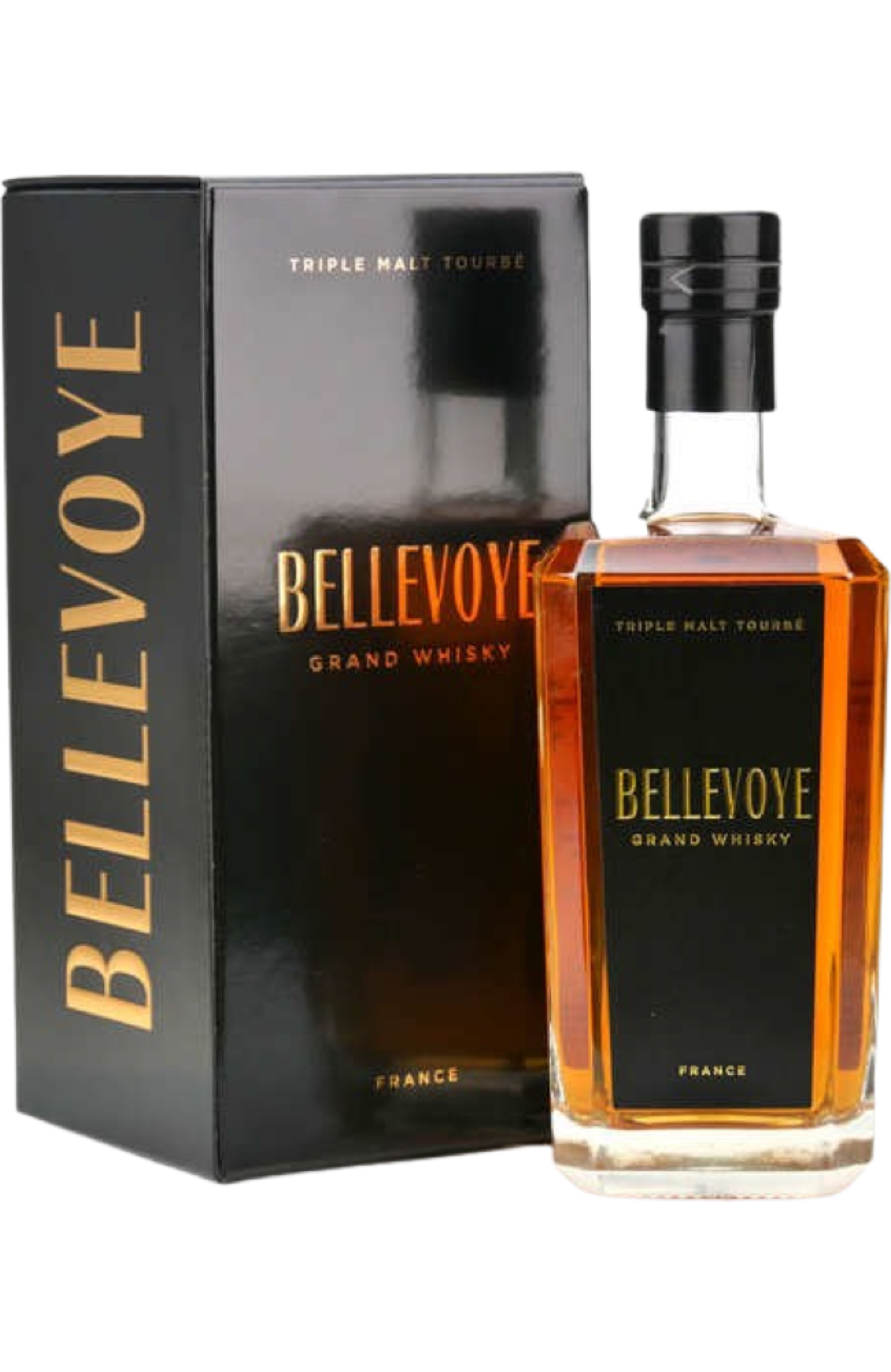 Bellevoye Black Peated French Triple Malt Whisky (700mL)