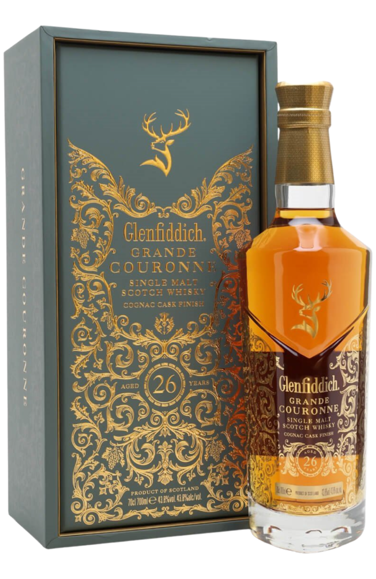 Glenfiddich 26 Years Grande Couronne + GB 70cl – Spades Wine