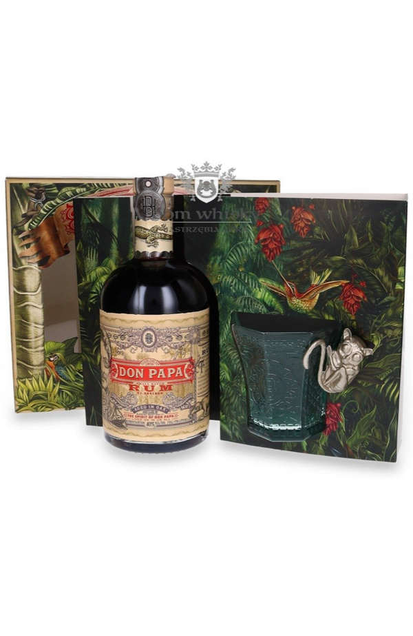 Don Papa Rum 7 year old + Glass Gift box , 70cl | Buy Rum Malta 