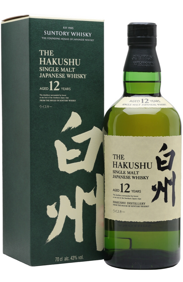 Hakushu 12 Year Old Suntory 43% 70cl | Buy Whisky Malta 