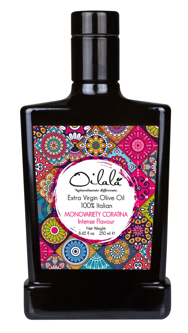 Oilala - Coratina Extra Virgin Olive Oil – Monovariety Majolica 250ml