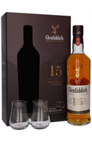 Glenfiddich 15YO Gift Box Solera + 2 Glasses 40% 70cl