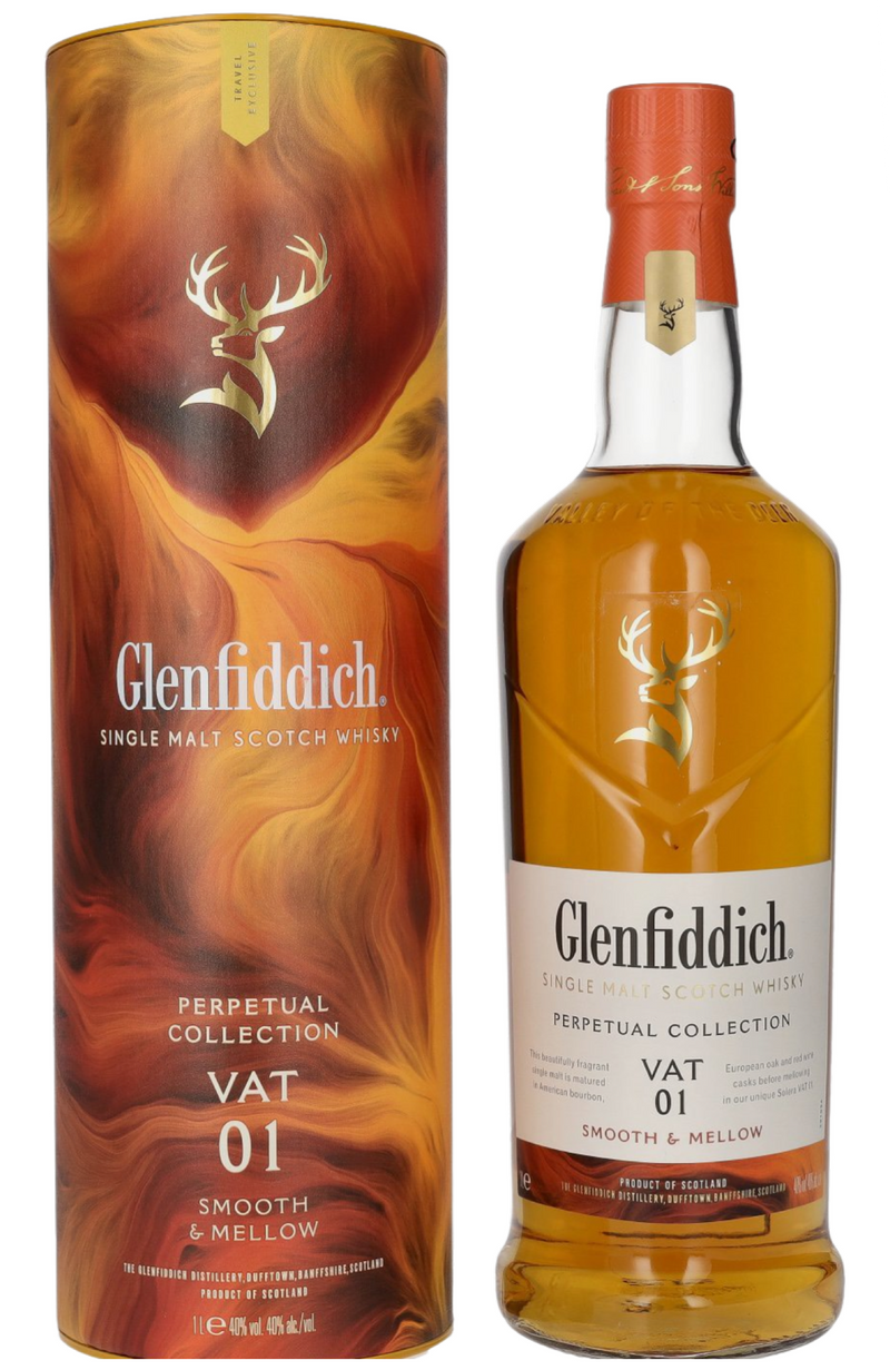 Glenfiddich Perpetual Collection Vat 1 Smooth & Mellow + GB 40% 1Ltr
