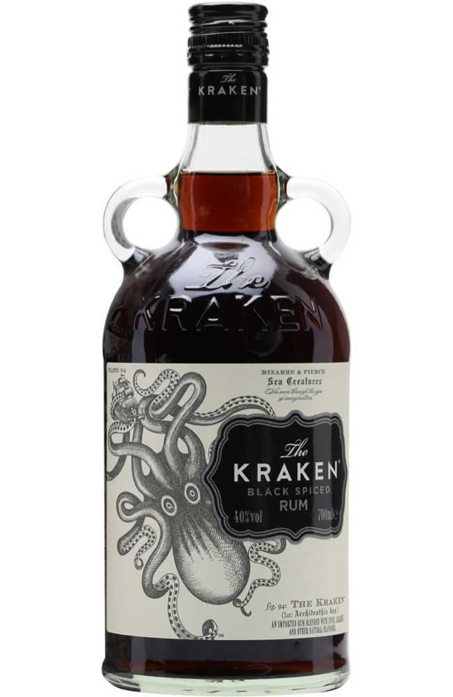 The Kraken, Black, Spiced Rum 1.75 liter, half gallon – O'Brien's