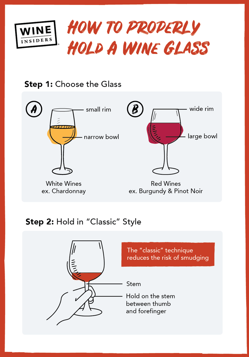 How to hold your wine glass like a PRO!