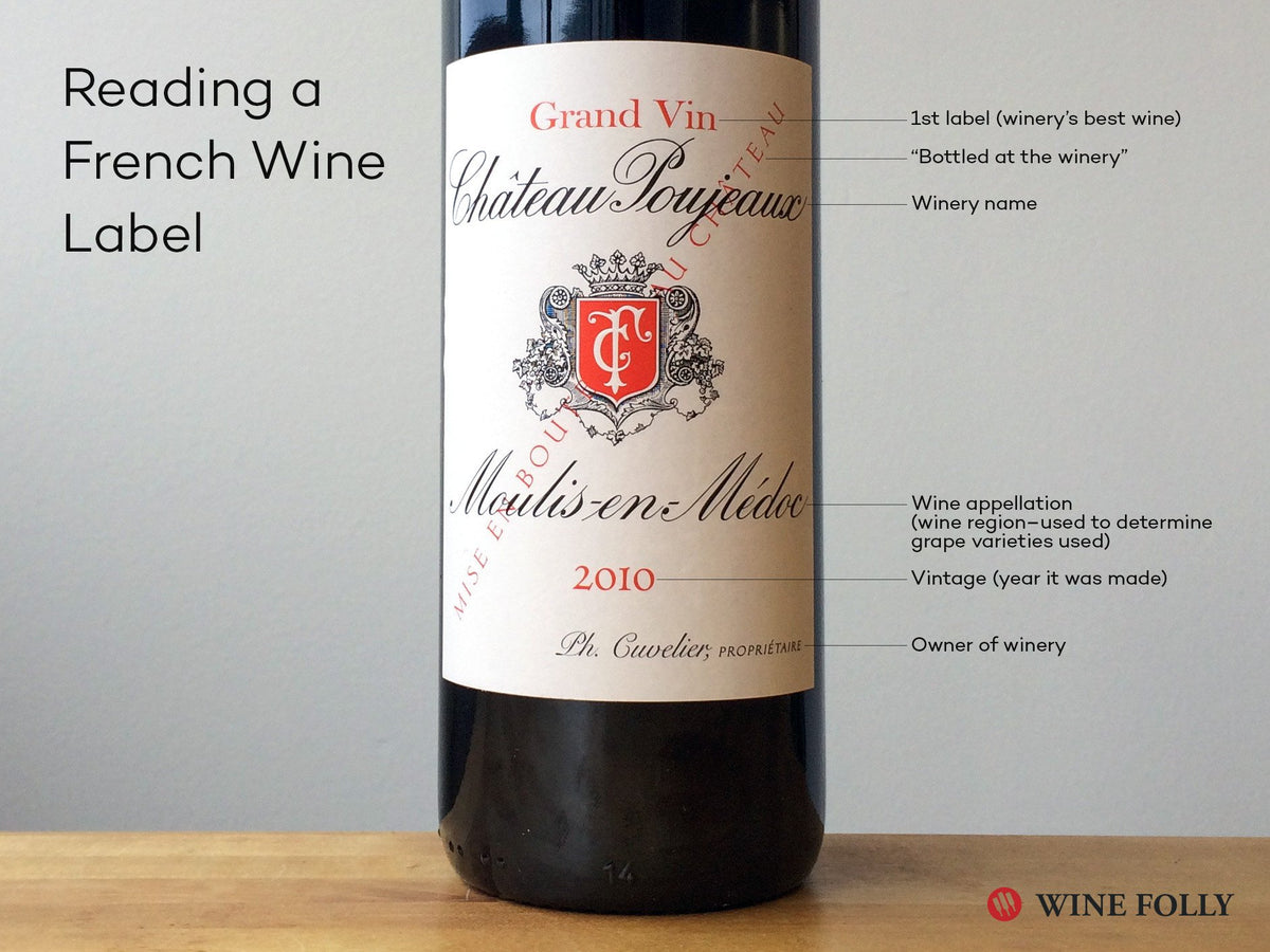 Introducing French Wines 英語版 French Wine Classifications: How To Read French Wine Labels