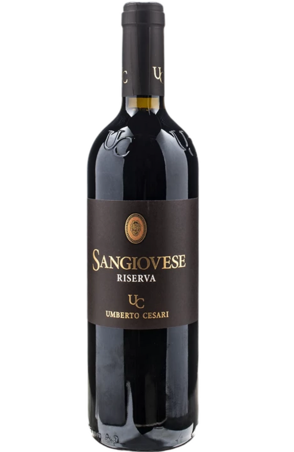 Umberto Cesari Sangiovese Riserva 14% 75cl by Spades Wines & Spirits, a robust Italian red wine with deep cherry, plum, and spice notes, balanced by smooth tannins. Perfectly paired with grilled steaks, rich pasta dishes, and aged cheeses. Ideal for hearty meals and special occasions.