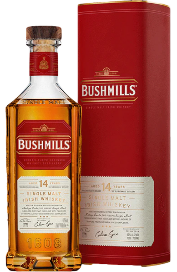 Bushmills 14 Years + GB 40% 70cl