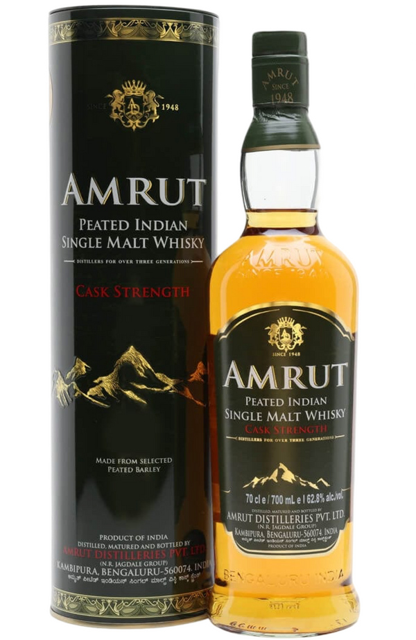 Amrut Peated Indian Cask Strength Whisky 62.8% 70cl