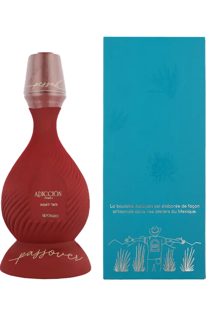 Adiccion Tequila Reposado Burgundy Special Edition + GB 40% 70cl