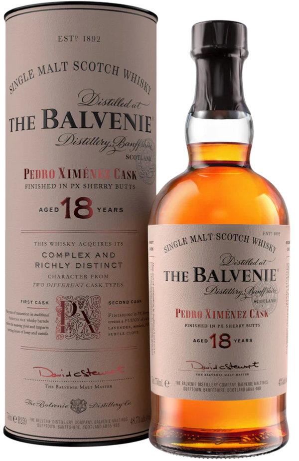 Balvenie 18 Years Pedro Ximenez Sherry Cask + GB 48.7% 70cl
