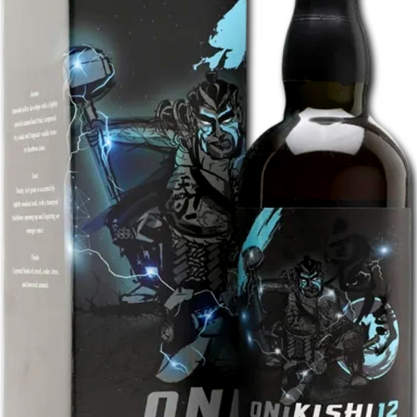 Onikishi Tenbatsu 12 Years + GB 43% 70cl – Spades Wine & Spirits