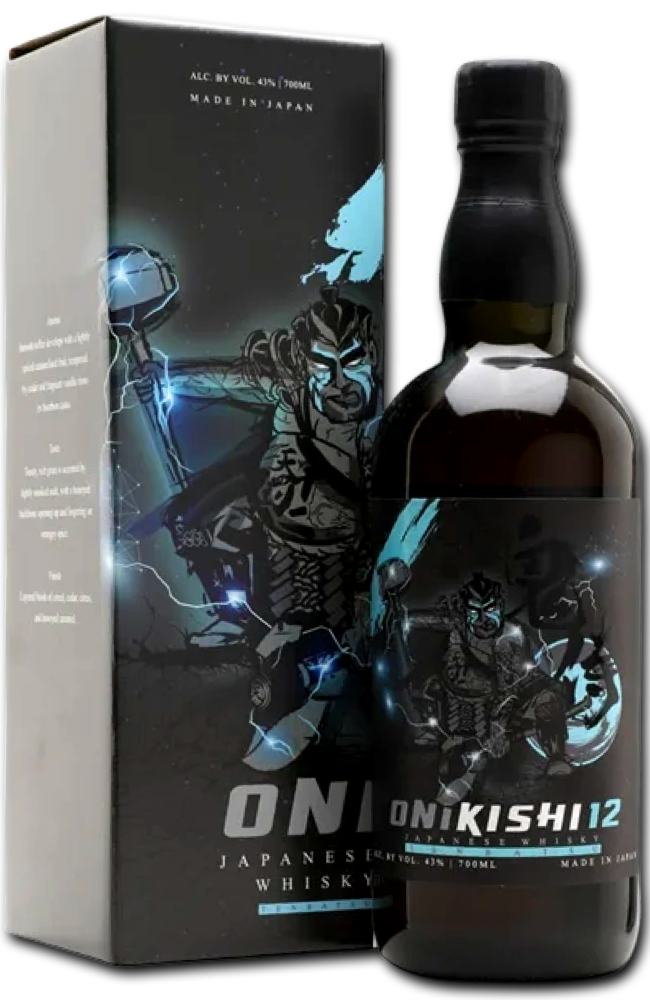 Onikishi Tenbatsu 12 Years + GB 43% 70cl